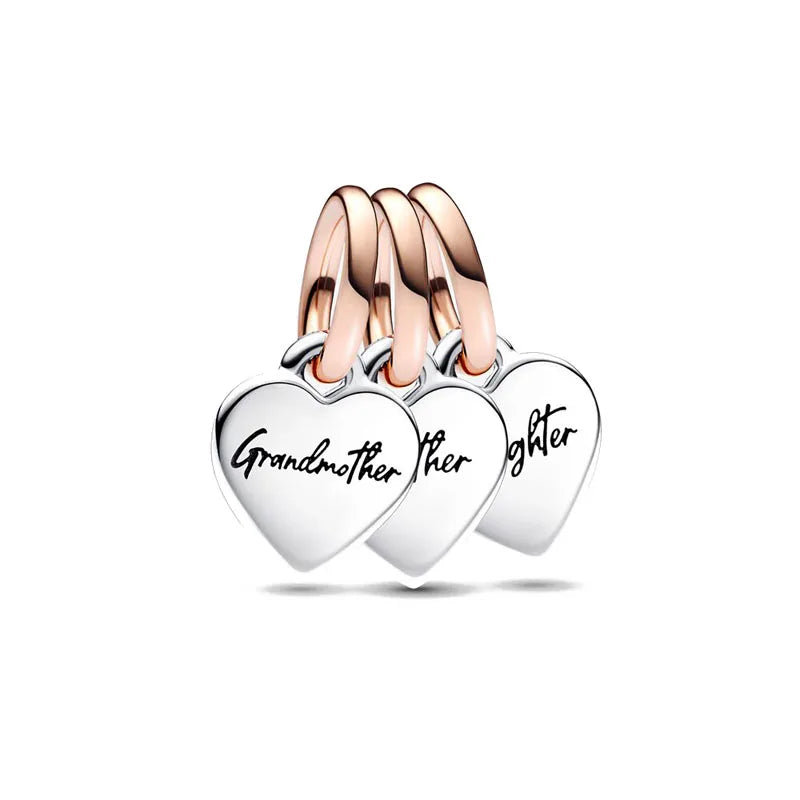 925 Three-Piece FamilyCharm B3829