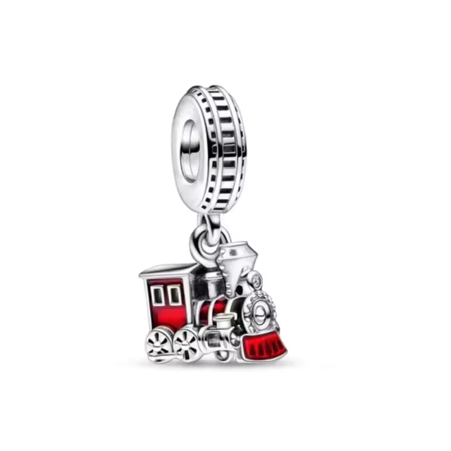 925 Train Charm