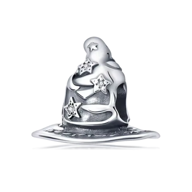 925 Wizard Hat Charm