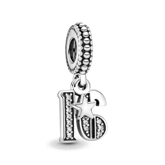 925 16th Birthday Charm