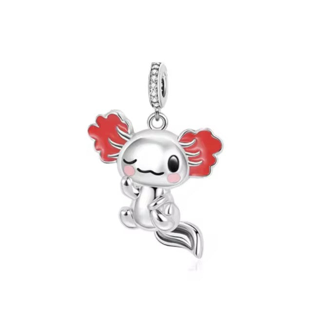 925 Axolotl Charm