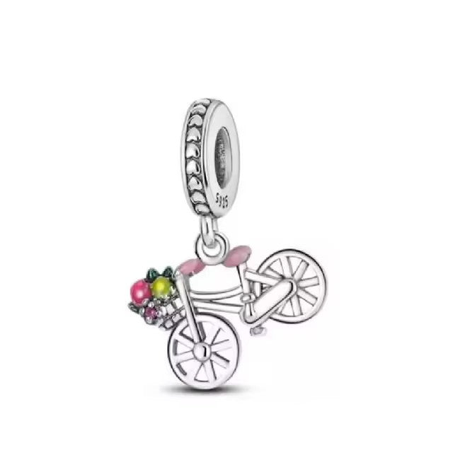 925 Bicycle Charm