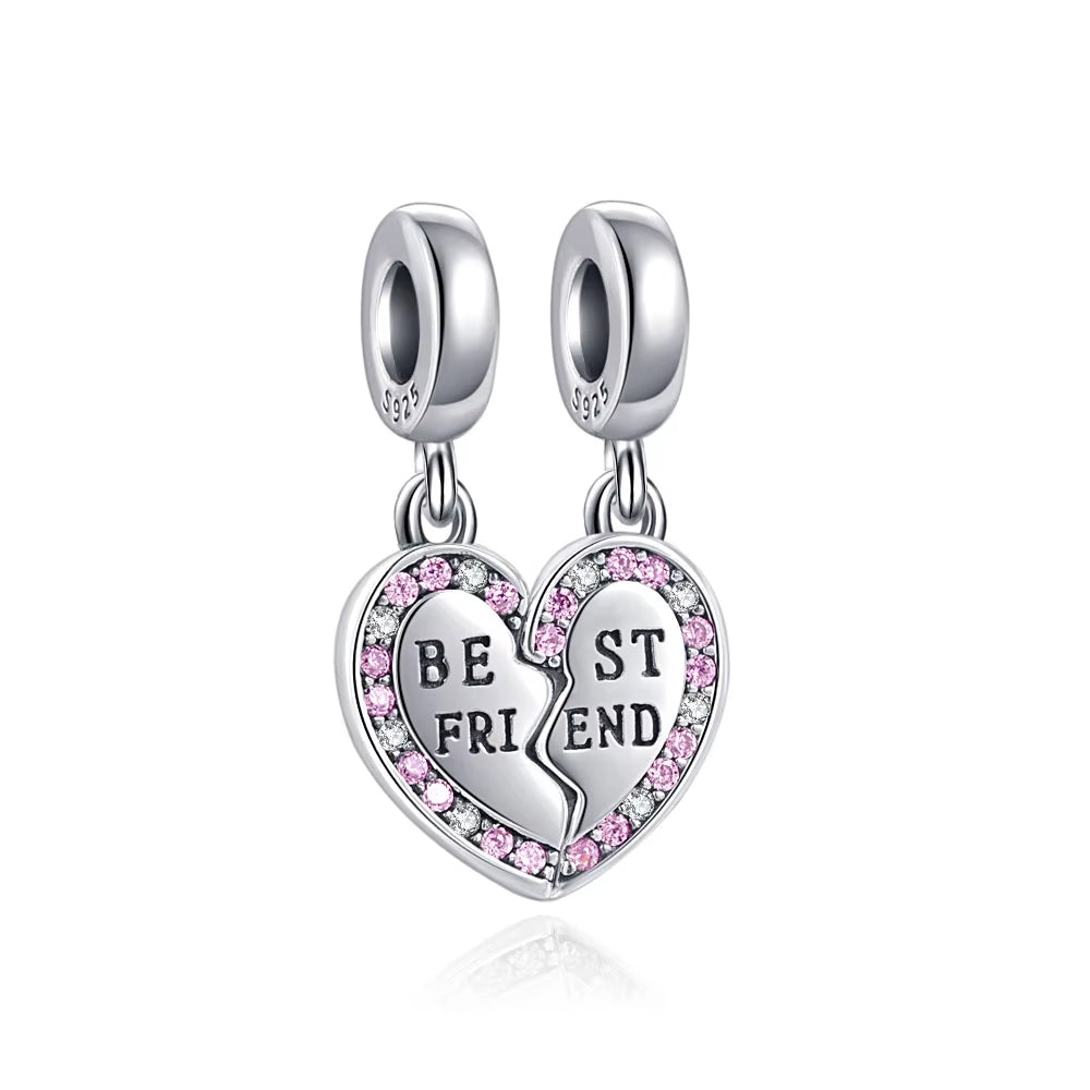 925 Best Friends Two-Piece Charm