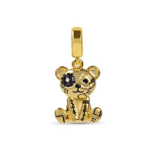 925 Funky Bear Charm