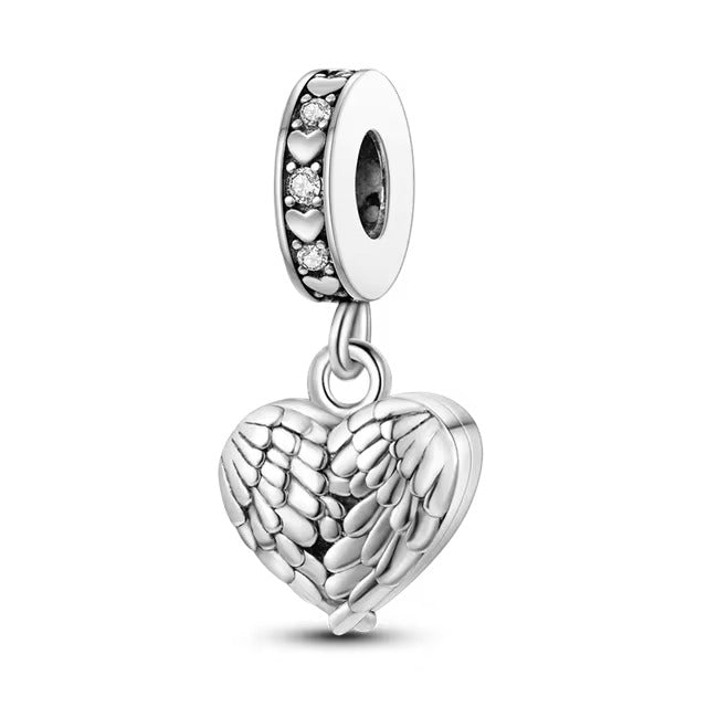 925 Embossed Heart Charm - Special Something