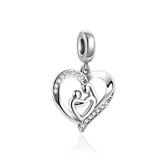 925 Heart Charm