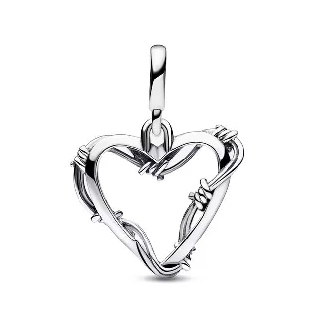 925 Heart Charm