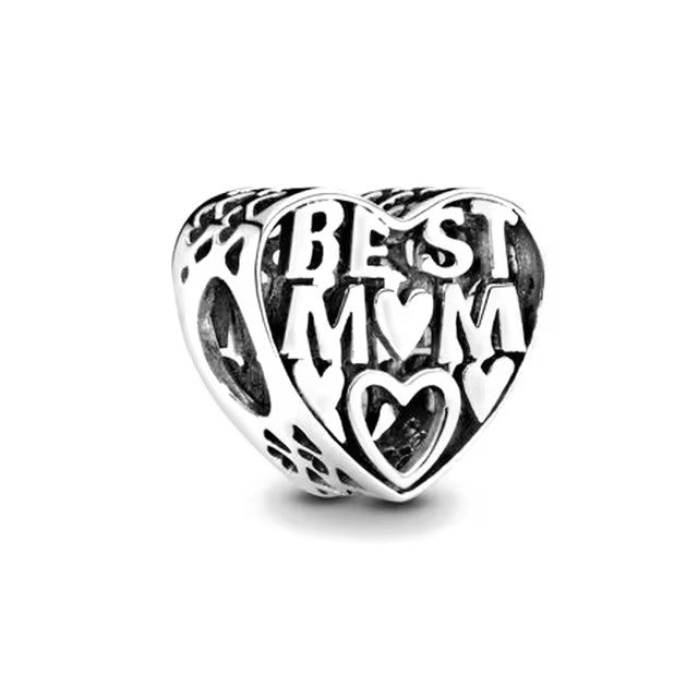 925 Best Mom Charm