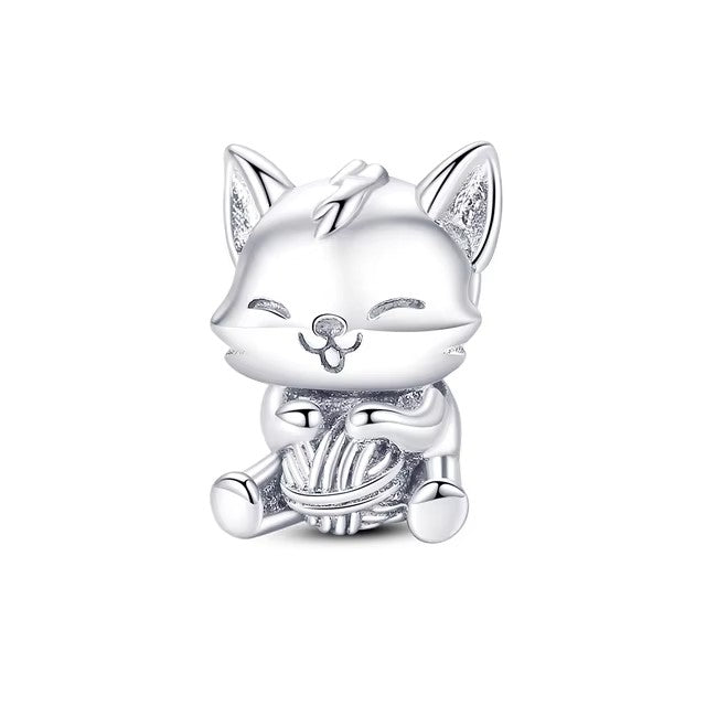 925 Cat Happy Charm