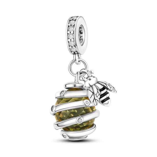 925 Honey & Bee Charm