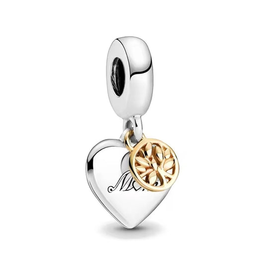 Gold Plated Mum Charm