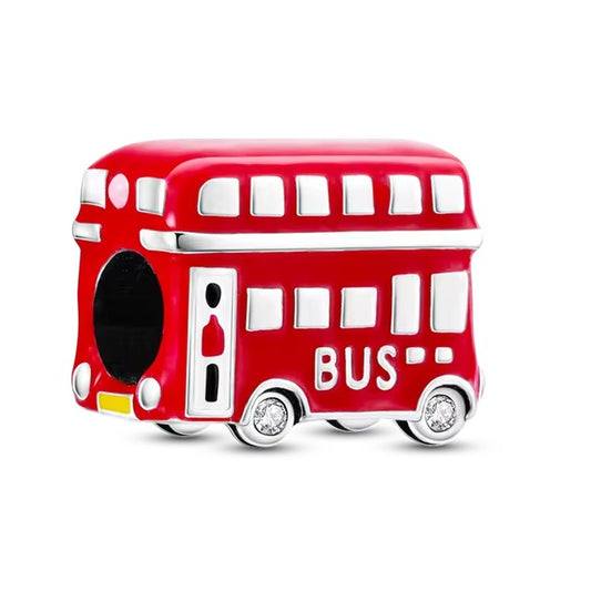 925 London Bus Charm