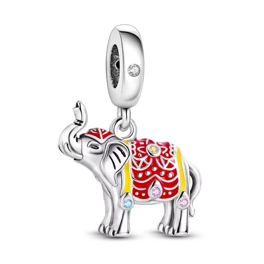 925 South Asian Elephant Charm