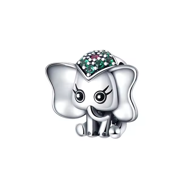 925 Spiritual Elephant Charm