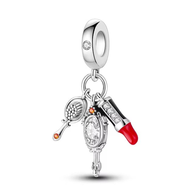 925 Mirror & Make-Up Charm