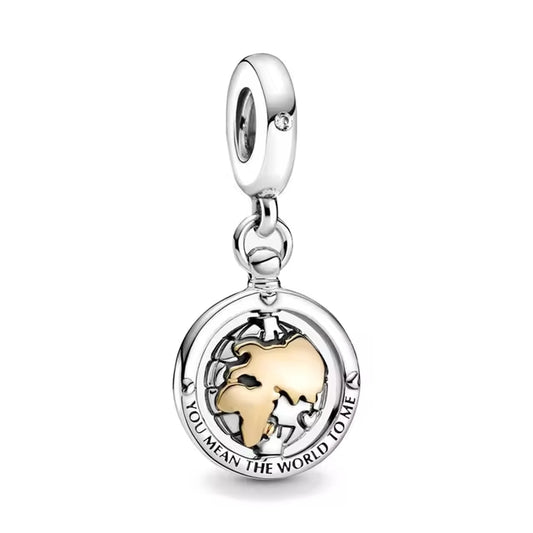 Gold Plated Atlas Charm