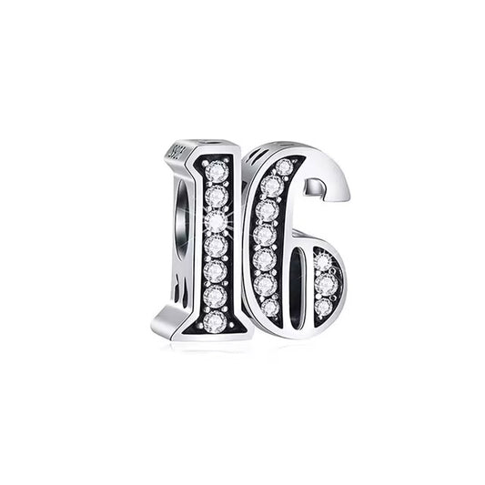 925 16th Birthday Bead Charm