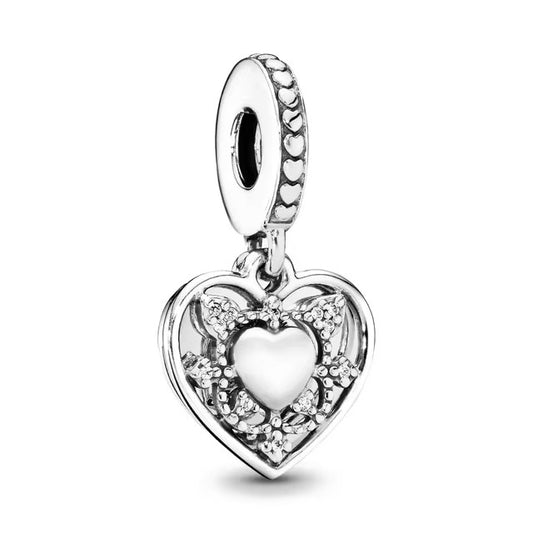 925 Heart Charm