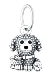 Bubble Dog Pendant Charm