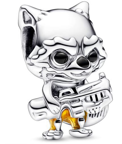 Small Fox Yellow Charm