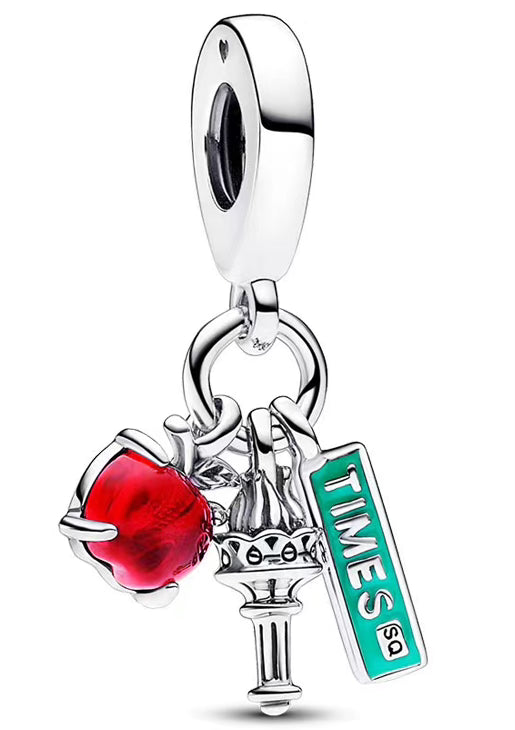 Big Apple New York Pendant Charm