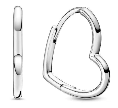 Silver Love Heart Charm