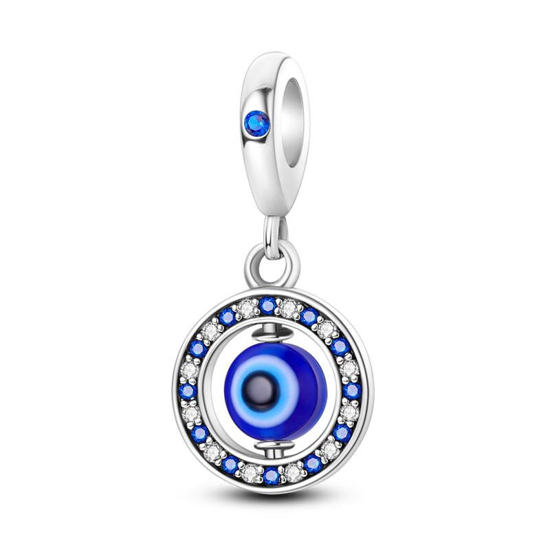 Evil Eye Diamante Pendant Charm