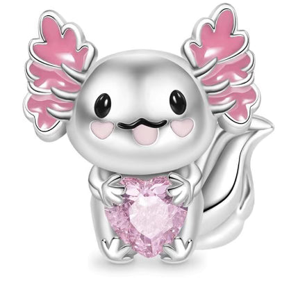 Cutie Pet Pink Love Heart Charm
