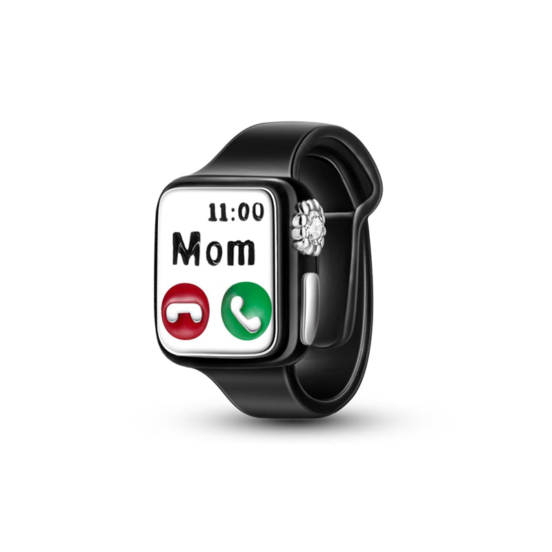 Smartwatch Mom Round Charm