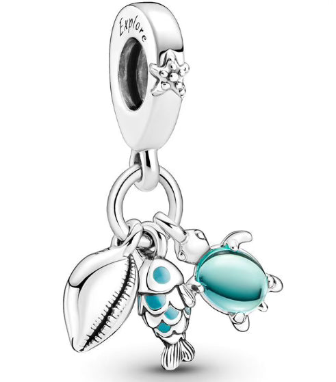 Turtle, Fish, & Shell Pendants Charm