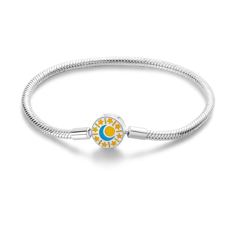 Yellow Star, Sun, & Moon Charm Bracelet