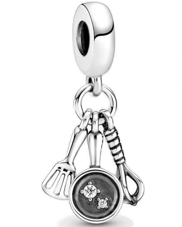Cooking Utensils Diamante Charm