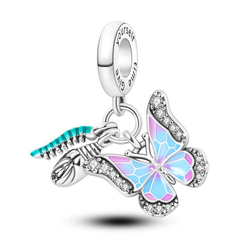 Insects Diamante Pendant Charm
