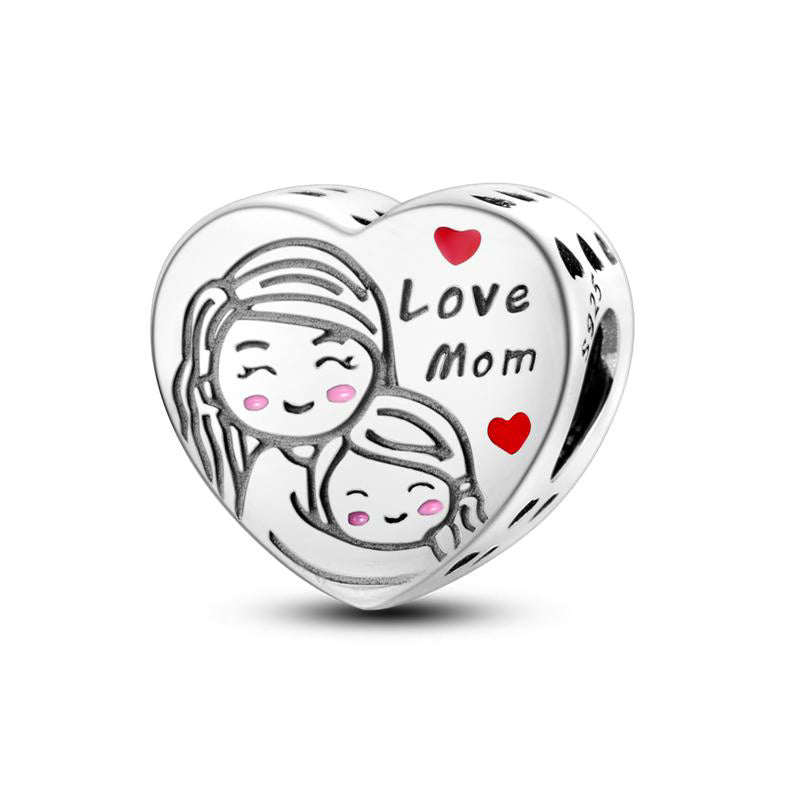 Love Mom Embrace Charm