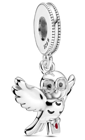 Flying Owl Pendant Charm