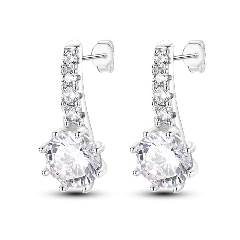 Diamante Droplet Earrings