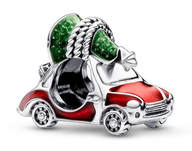 Red Car Christmas Tree Charm