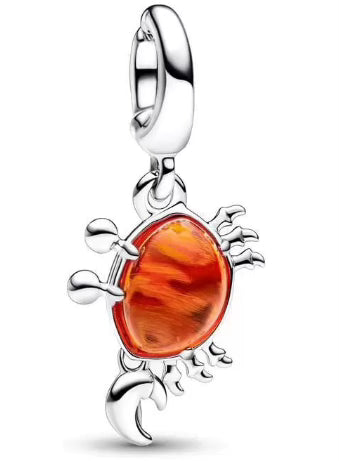 Red Crab Pendant Charm
