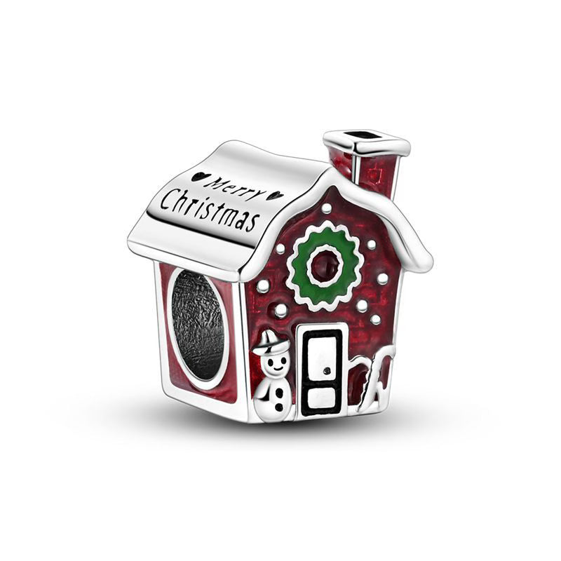 Merry Christmas Red House Charm