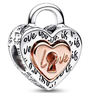 Love Heart Locket Charm