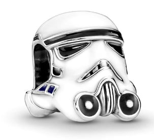 Silver Helmet Man Charm