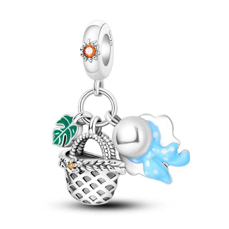 Plant Lover Diamante Pendant Charm