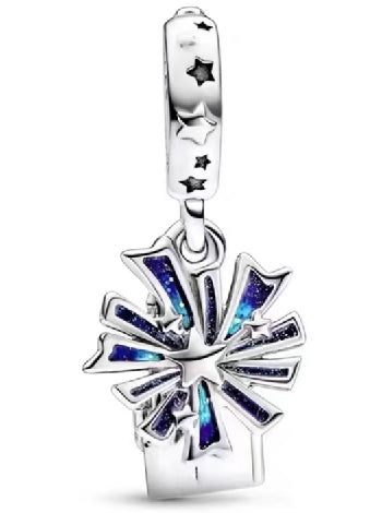 Exploding Star Pendant Charm