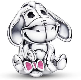 Pink Bow Donkey Charm