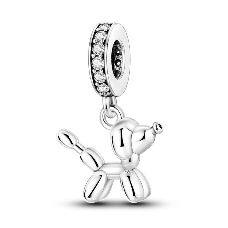 Balloon Dog Pendant Diamante Charm