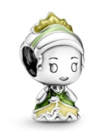 Green & Yellow Crown Girl Charm
