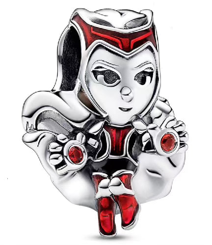 Supergirl Red Gems Charm