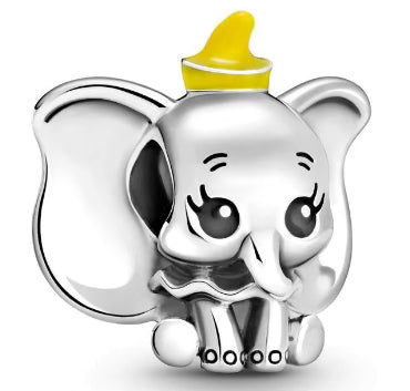Yellow Hat Elephant Charm