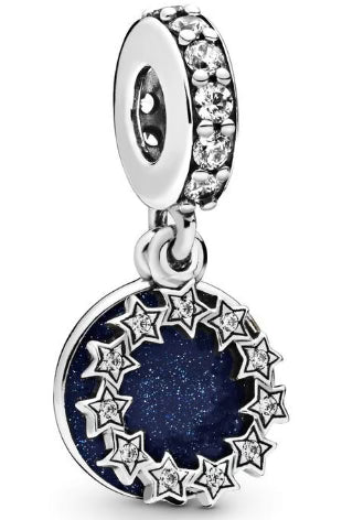 Multi Star Diamante Pendant Charm