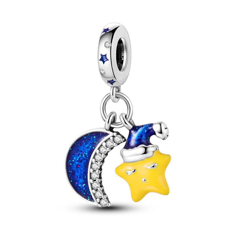 Blue Moon, Yellow Star Sleepy Charm